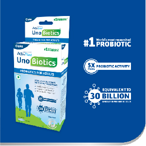 Cipla Activstart Unobiotics With Probiotic Activity | Helps Build Immunity | Probiotics for Adults - 10 Sachets