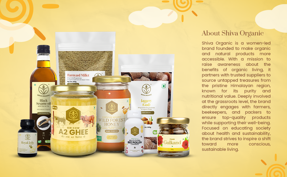 Shiva Organic Toasted Hemp seeds - 100g | 10g Protein per Serving | 10g Omegas 3 & 6 per Serving