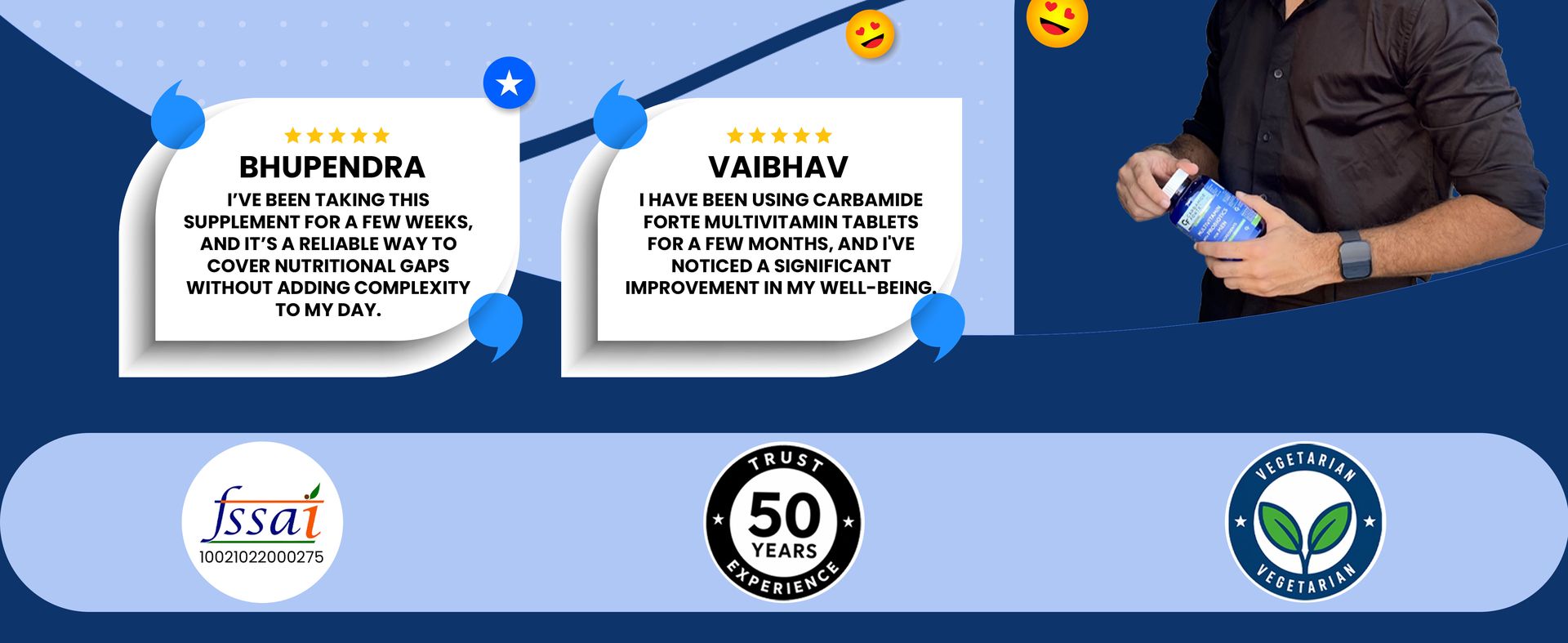 Carbamide Forte Multivitamin Tablet for Men Gym | Multi vitamin Tablet for Men | Multi Vitamin for Mens for Daily Immunity & Energy Support | 120 Tablets