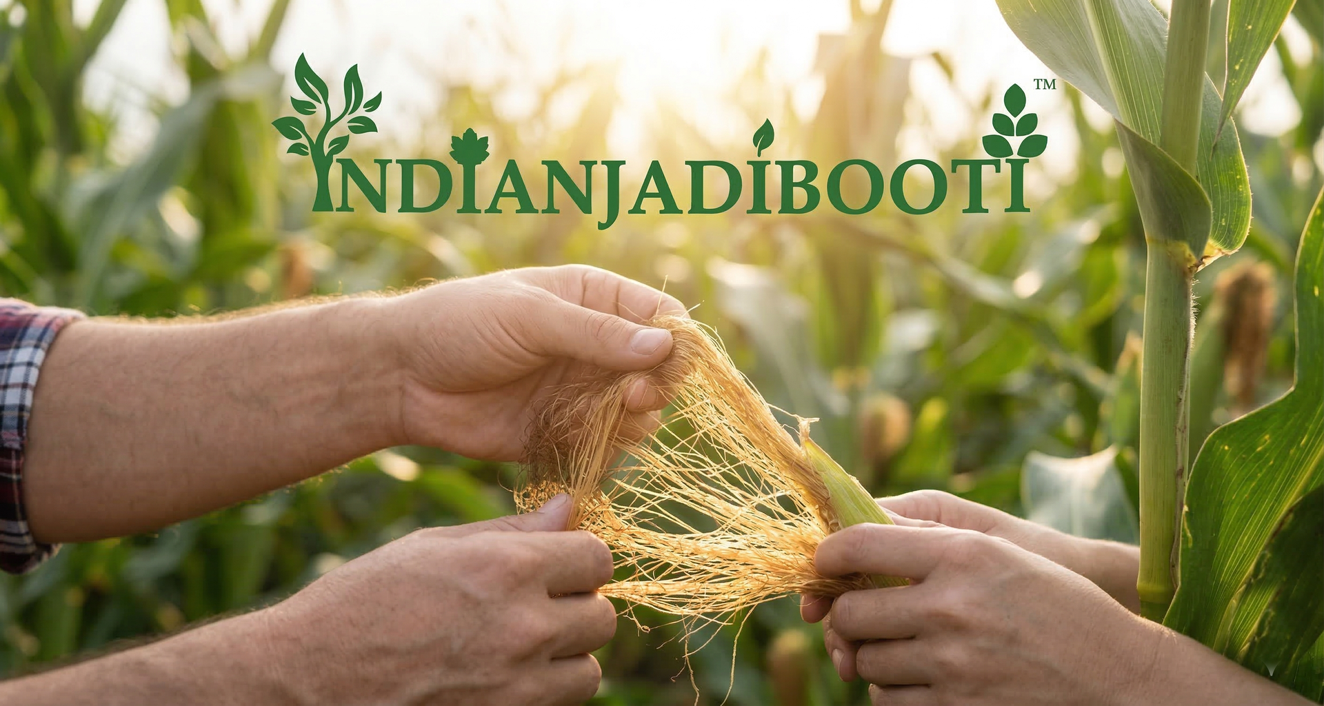 IndianJadiBooti Pure Corn Silk (Zea Mays) | Botanical for Urinary Harmony, Fluid Balance & Cooling Support | Bhuttey Ke Baal - Maize Hair (100 Grams)