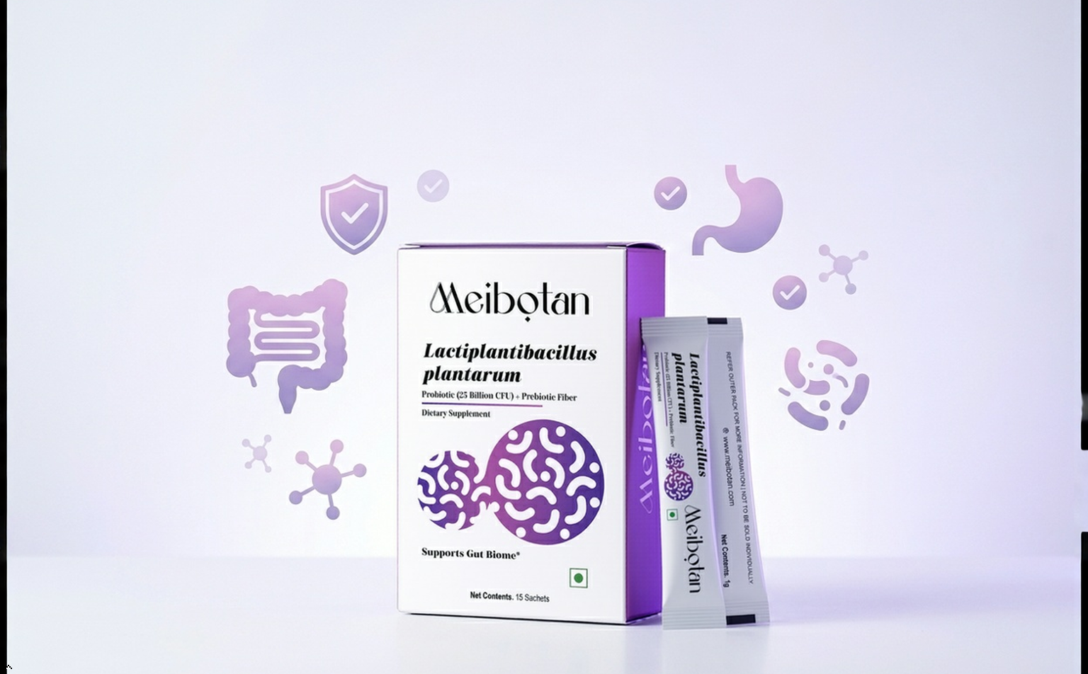 Lactiplantibacillus Plantarum Sachet Mix Fruit Flavour 1gm