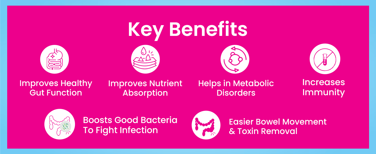 Morepen INTEBACT INSTA 5BN Probiotics Supplement Lactobacillus Bacteria support Gut Digestive Health & Immunity Booster for Men Women 6 Sachets 1.5GM each Vanilla flavour