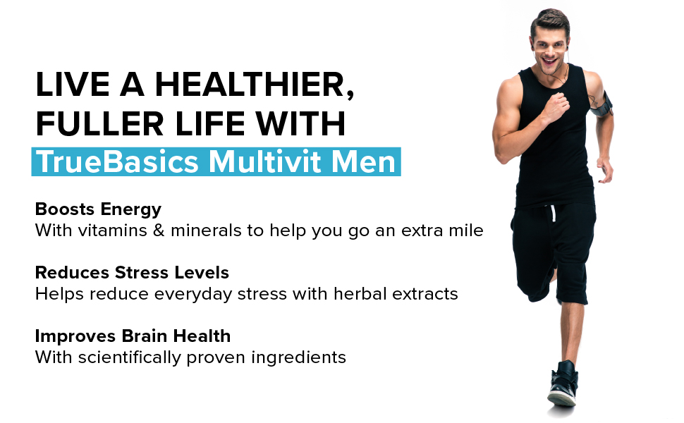 TrueBasics Advanced Multivitamin For Men, 30 Tablets