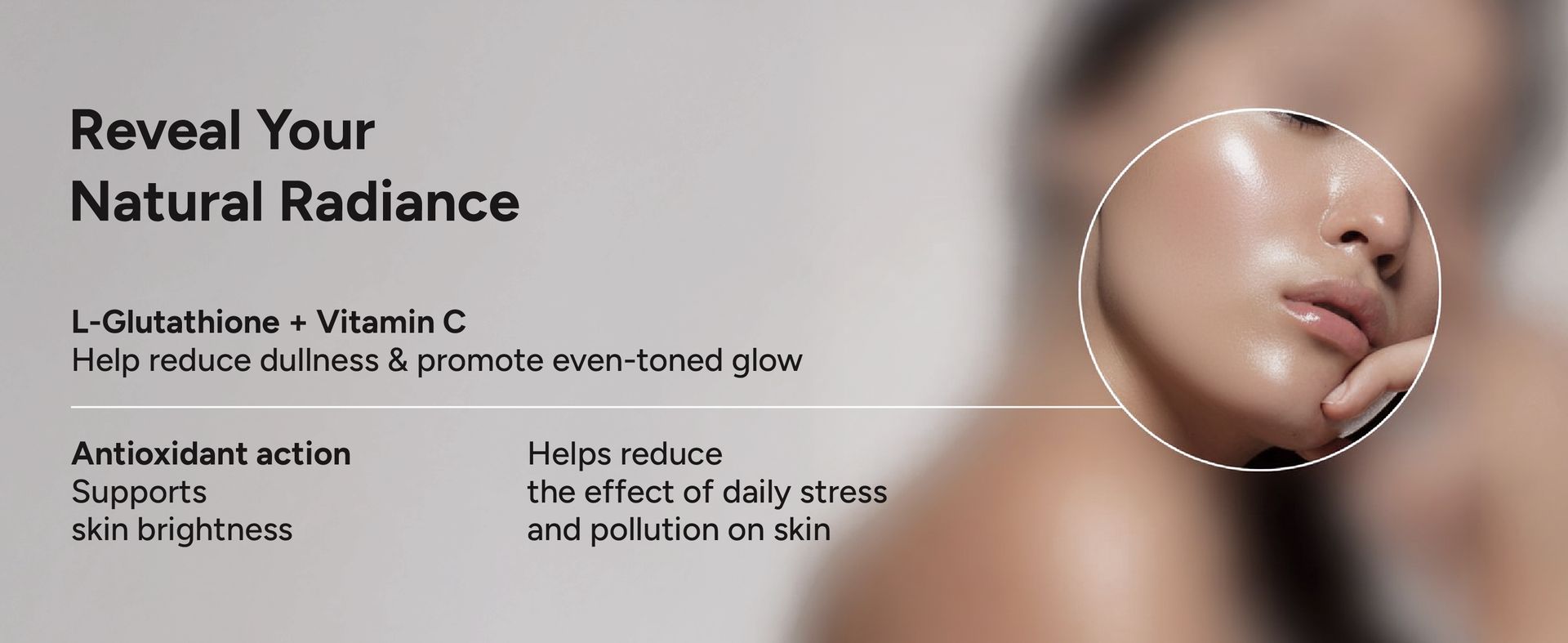 TATA 1MG Glutathione Advanced Capsule with Vitamin C E Biotin Grape Seed Extract For Skin Glow Hydration Radiance Pack of 30 Tablets