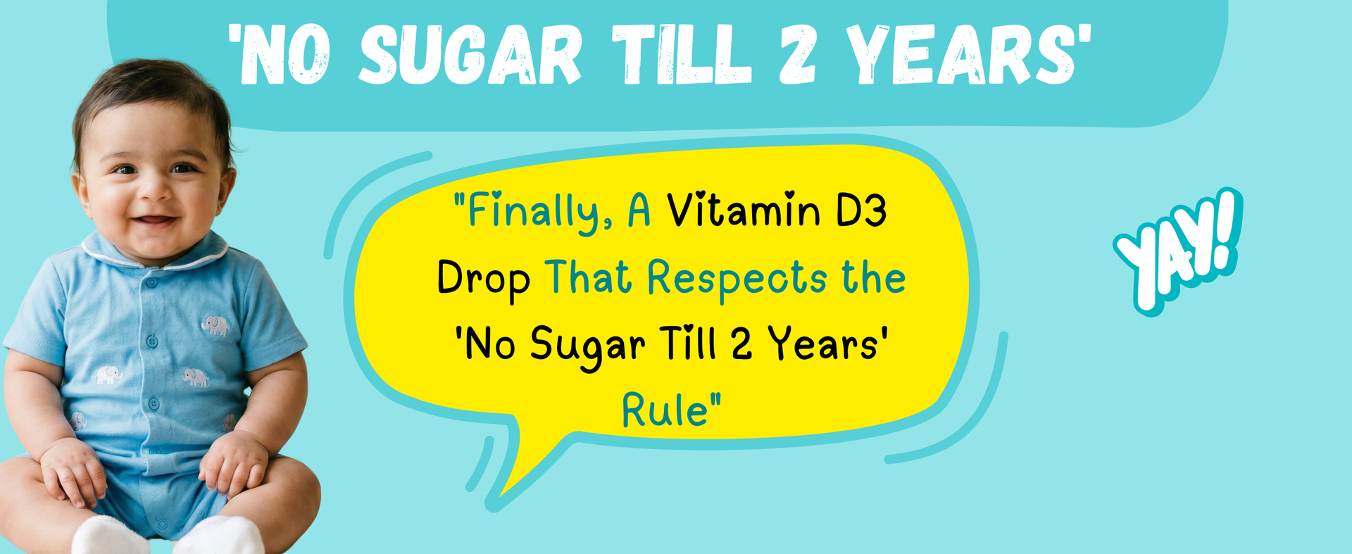 Little Sunshine Vitamin-D Drops for Infants: India's First Vitamin D3 with No Sugar + No Preservatives + No Color + No Flavor | 0.5ml daily dose | 30ml - 2months supply