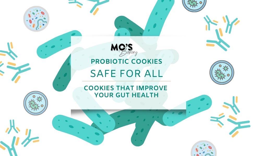 Mo's Probiotic Cookies, 150 G | Lemon Crinkle Cookies | Probiotic Supplement With 13 Billion CFU | 33 Probiotic Strains | Improve Digestion & Gut Health | Acidity Relief | Probiotics for Women | Snack Supplement
