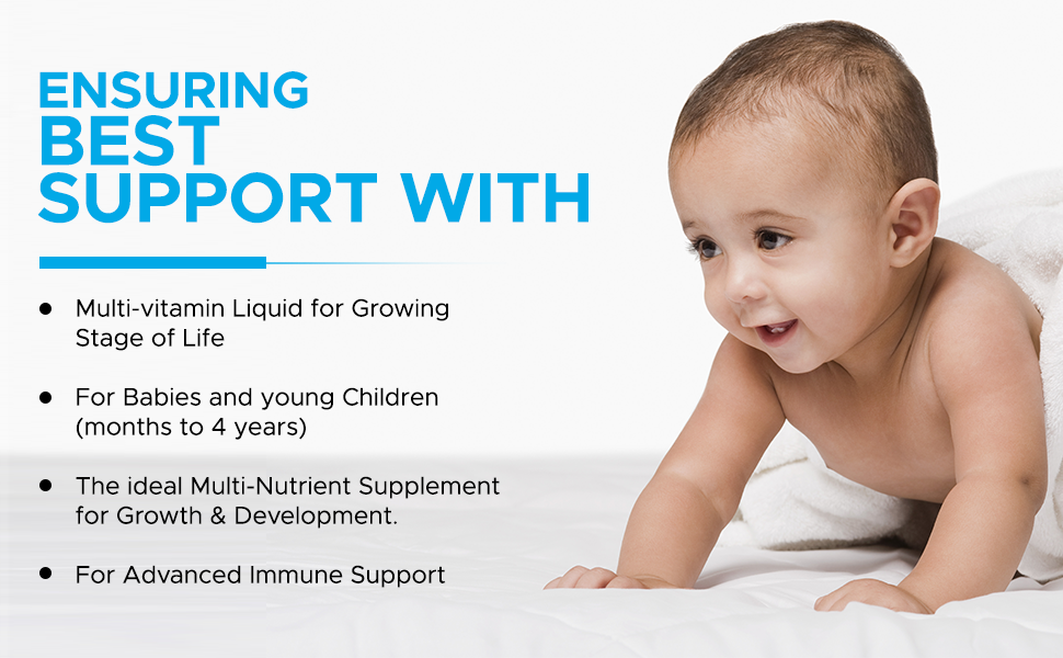 Wellbaby Multivitamin Liquid for Baby (Pack of 3)