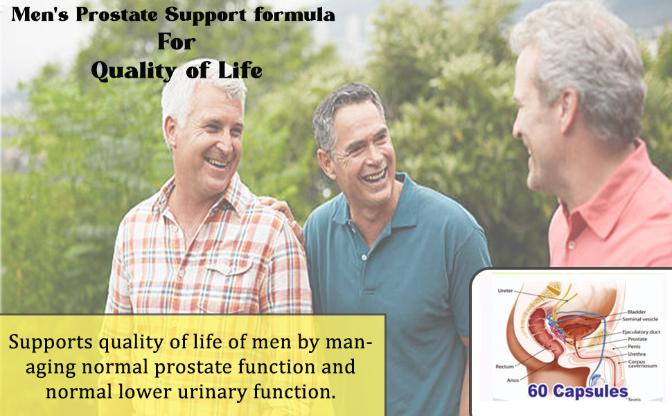 BestSource Prostate Support Formula (Pumpkin Seed, BetaSitosterol, Lycopene) for Men, 60 Veg capsules