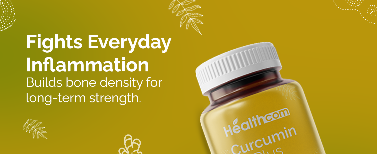 Curcumin Plus Capsules | 500mg High Potency Curcumin 95% with 5mg Piperine 95% | Advanced Turmeric Extract for Joint Health, Inflammation Relief, & Antioxidant Support