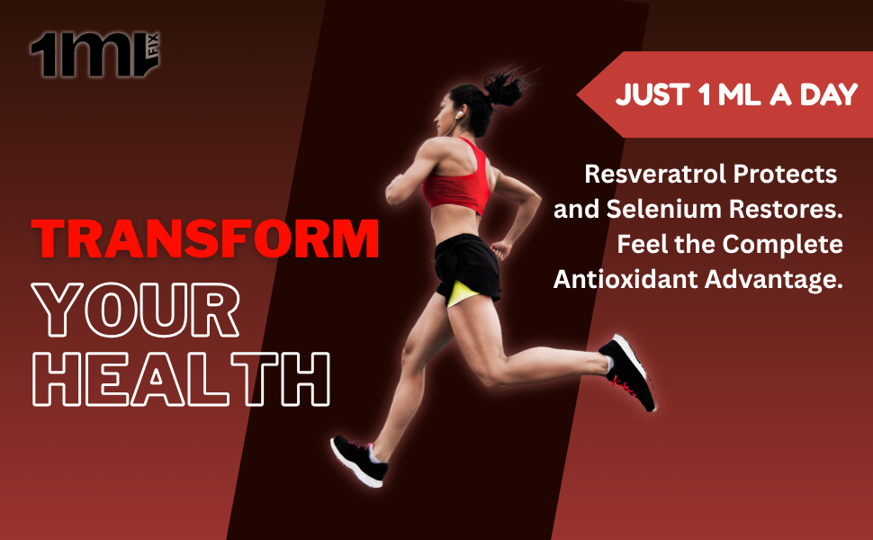 ESREVER Resveratrol- 30ML | 1ML/Serving | 30 Servings | ANTI-OXIDANT SUPPORT* | Contains Selenium |