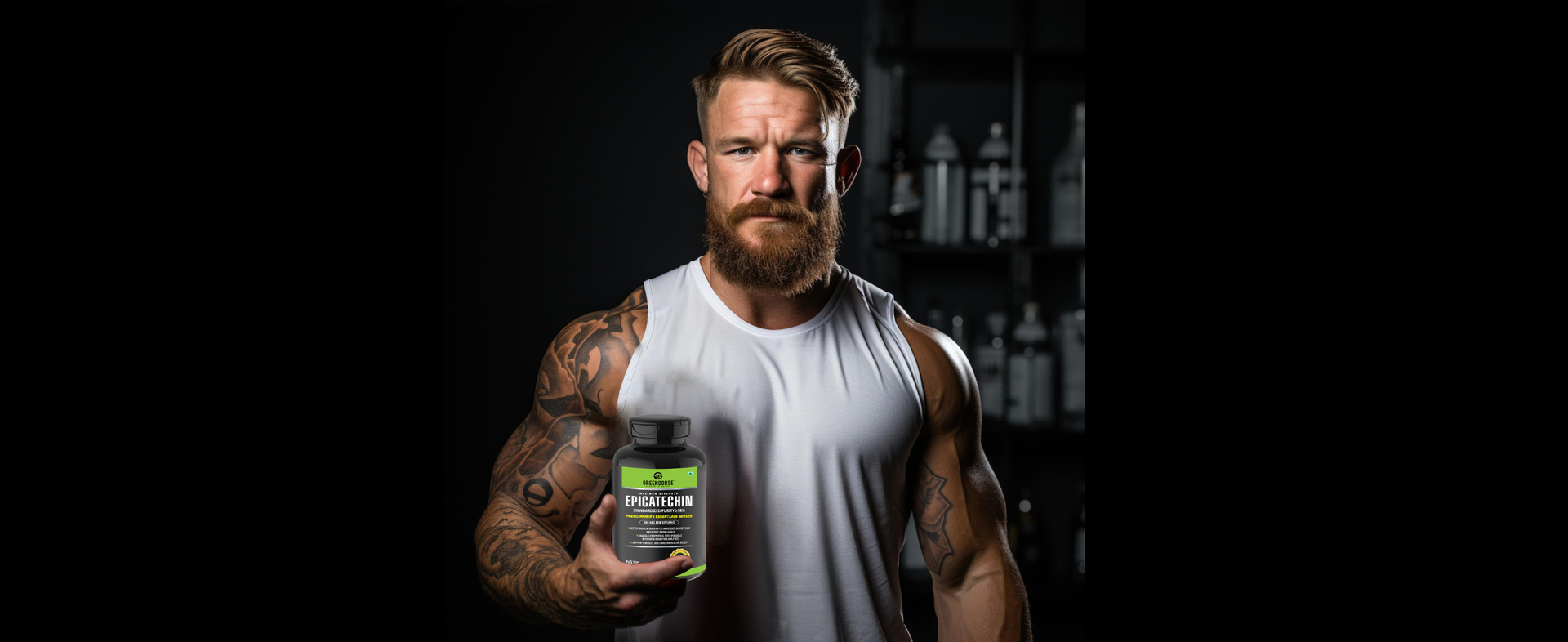 GREENDORSE EPICATECHIN- 99% Purity Workout Capsules | Lean Muscle Growth, Myostatin Inhibitor, Nitric Oxide Booster, Improved blood flow & cognitive functions | Lab tested- 60 Veg capsules