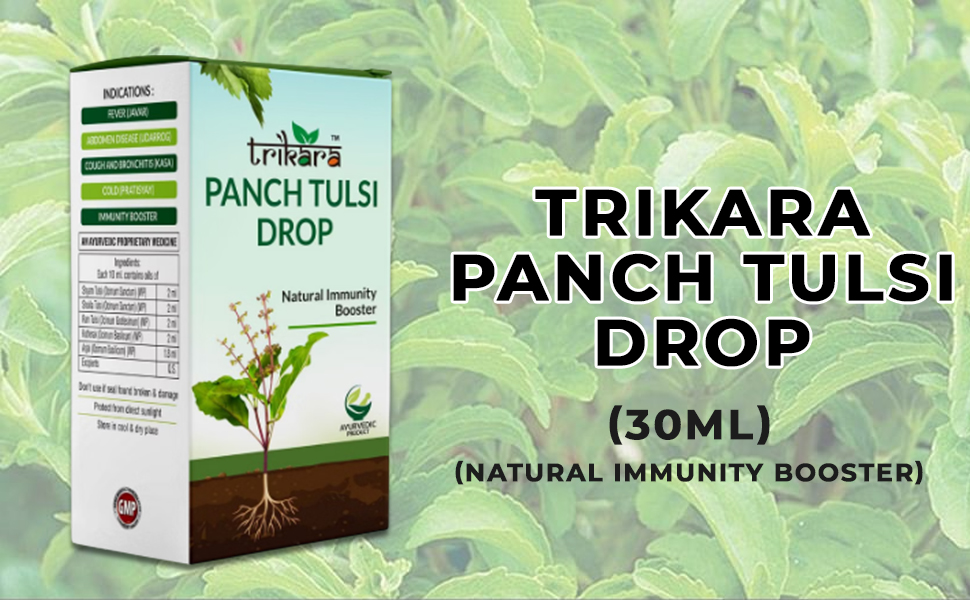 RCM Trikara Panch Tulsi Drop(30ml) (Natural Immunity Booster)