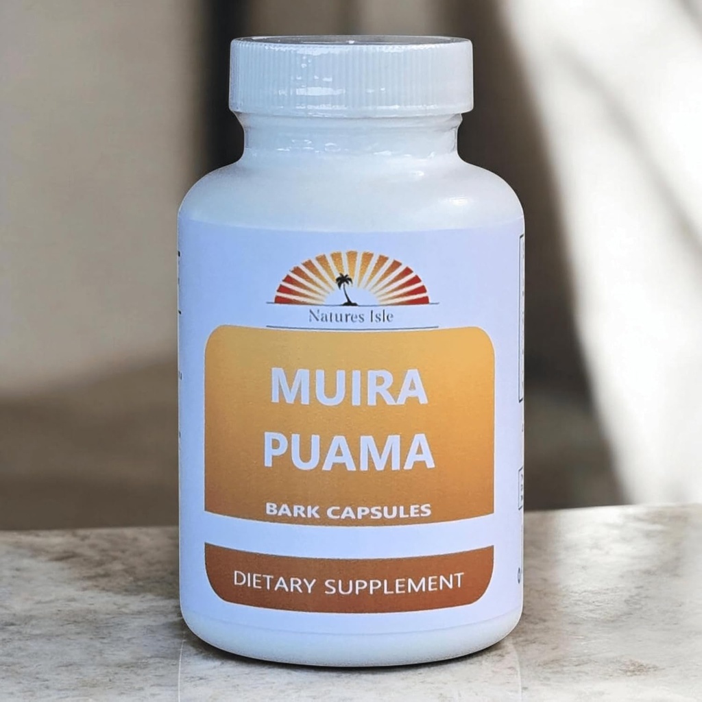 Generic Muira Puama Bark Powder Capsules 500mg - 30 2
