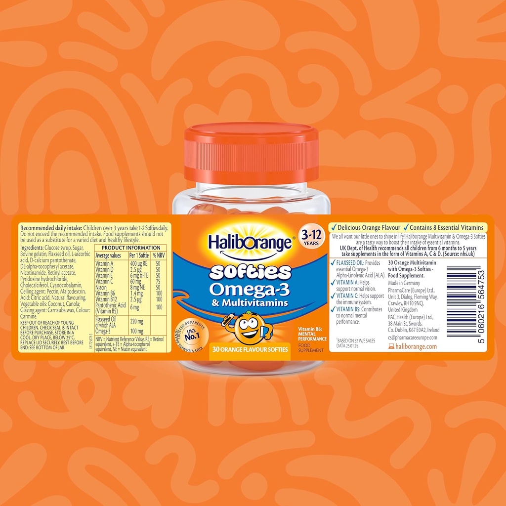 Seven Seas Haliborange Multivitamins and Omega-3 Softies 3