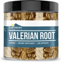 Earthborn Elements Valerian Root 200 Capsules, Pure & Undiluted, No Additives 2