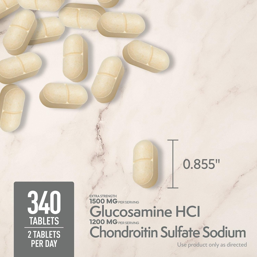 Members Mark Triple Strength Glucosamine Chondroitin (340 Count) 4