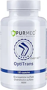 OVOMET Eggshell Membrane Low-Purine Glucosamine Chondroitin Sulfate MSM Boswellia Joint Supplement - Supports Mobility Comfort Strength Flexibility & Bone - Made in Germany - 60 Days Supply