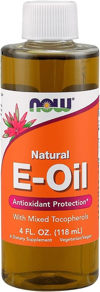E Liquid, 80% Mixed Tocopherols Now Foods 4 oz Liquid
