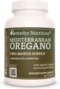 Remedy’s Nutrition Mediterranean Oregano | 1,000 mg, 60 Vegan Capsules Herbal Dietary Supplement | Two Month Supply