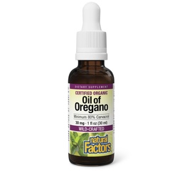 Natural Factors Oil of Oregano - Liquid Antioxidant Support Supplement for Immune Support - Easy Swallow Health Supplement with Non-GMO & Gluten-Free Formula - 1 fl oz