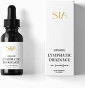 New Advanced Herbal Formula | SIA Organic Lymphatic Drainage Drops Supplements 2 Fl. Oz - Immune Support, Lymphatic Detox & Cleanse | Non-GMO | Vegan |