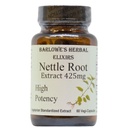Barlowe's Herbal Elixirs Nettle Root Extract | Urtica Dioica with 95% 3,4-Divanillyltetrahydrofuran | 425mg Per Capsule | 60 Vegan Capsules | Stearate-Free | Glass Bottles