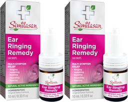 Similasan Ear Ringing Remedy Drops 0.33 Ounce, for Temporary Multi-Symptom Relief from Noise in The Ears, Ringing Ears, Buzzing Ears, Roaring Ears, Humming Ears, and Other Sounds in The Ears