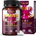 11-in-1 NMNH (Dihydronicotinamide Mononucleotide), 600mg per Serving, NAD+ Supplement with Resveratrol, CoQ10 to Support NAD+ Levels, NMNH Supplement for Anti-Aging, 60 Count, 30 Day Supply-102