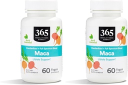 365 by Whole Foods Market Maca, 60 CT (Pack of 2)