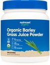 Nutricost Organic Barley Grass Juice Powder (1 LB) (Unflavored)