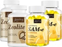 Zeolite Detox Capsules(2 Pack) + SAM-e Gummies(2 Pack)
