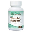 Thyroid Support by Peak Pure & Natural | Thyroid Supplement and Metabolism Booster to Support Weight Maintenance | Iodine Supplement Designed for Underactive Thyroid | 60 Capsules