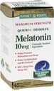 Nature's Bounty Melatonin 10 mg Quick Dissolve Tablets 45 ea (Pack of 3)