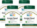 21st Century Grape Seed Extract Veg Capsules, 60 Count (21378) (Pack of 4)