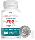 Pure Nootropics -PQQ (Pyrroloquinoline Quinone) 20mg Capsule | 60 Veg Caps Value Pack | Supports Mitochondrial Function & REDOX (Reduction-Oxidation)