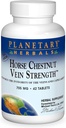 Planetary Herbals Horse Chestnut Vein Strength, Supports The Integrity of The Veins and Capillaries*, 705 mg - 42 Tablets