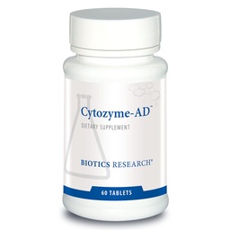 BIOTICS RESEARCH Cytozyme-AD - Adrenal Support Supplement, Promotes HPA Axis Balance, Healthy Stress Response and Calm Energy, SOD and Catalase Antioxidant Enzymes, Gluten and Dairy Free, 60 Tablets