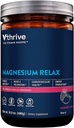 Magnesium Relax Powder - Supports Stress & Muscle Relaxation - Raspberry Lemon (16.9 oz. / 100 Servings)