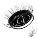 Lashify Curl 16mm Gossamer Eyelash Extensions Refill, Black, DIY False Lashes for a Natural Look