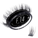 Lashify Fluffy 14mm Gossamer Eyelash Extensions Refill, Black, Easy DIY False Lashes To Add Fullness and Dimension