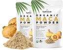 Earth Circle Organics Yellow Maca Root Powder, Natural Superfood, Helps with Energy, Weight, and Women's Fertility - Vegan - 8 Ounce (Pack of 2)