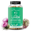 Vital Liver Cleanse Detox & Repair - 9-in-1 Liver Support Supplement - Milk Thistle, Artichoke Extract, Turmeric, Adaptogens - Optimal Liver Function and Digestive Health - 60 Vegetarian Soft Capsules