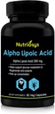 ALA Supplement – Alpha Lipoic Acid 300mg | 90 Veg Capsules | Organic Antioxidant Support | Alpha-Lipoic Acid | Acido Alfa Lipoico | Alpha Lipoic | Lipoic Acid | ALA Capsules