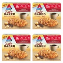 Atkins Vanilla Macadamia Nut Flavored Soft Baked Energy Bars, High in Protein, Low Sugar, High Fiber Snack, Protein Snack, 4 Packs (4 Bars Each)