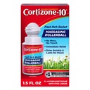 Cortizone-10 Maximum Strength Itch Relief Massaging Rollerball, 1% Hydrocortisone, Fast-Acting, Anti-Itch Liquid for Bug Bites, Rash, Eczema, Psoriasis, Poison Ivy, Oak, Sumac, 1.5 fl. oz