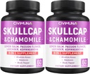 Skullcap Capsules with Skullcap, Chamomile, Lemon Balm and More - 120 Capsules for 4 Months Supply (Pack of 2)