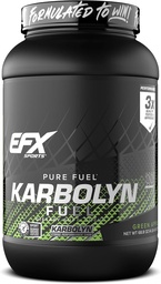 EFX Sports Karbolyn Fuel | Fast-Absorbing Carbohydrate Powder | Carb Load, Sustained Energy, Quick Recovery | Stimulant Free | 35 Servings (Green Apple)