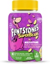 Flintstones Vitamins SuperBeans,Kids Multivitamin with Immunity Support with Vitamins A,D,Iodine&Zinc to Support Healthy Growth,Fruit Flavored,Vegetarian,Jelly Bean Chews,90 Count(Packaging may vary)