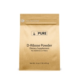 Pure Original Ingredients D-Ribose (1lb) Nutritional Supplement, Non-GMO, Gluten-Free, Unflavored