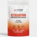 Astaxanthin 12mg - Antioxidant Supplement from Microalgae, 120 Softgels for Eye, Skin and Wellness Support